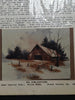 Vintage DIY Painting Packet #23 Vignette Barn with Tree JAMsCraftCloset