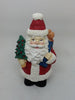 Santa Vintage Shelf Sitter 5 Inches Tall Holiday Decor With Tree and Bag of Goodies JAMsCraftCloset