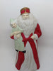 Santa Vintage Shelf Sitter 7 1/2 Inches Tall Holiday Decor Set of 5 Santas JAMsCraftCloset