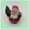 Vintage Santa Shelf Sitter or Ornament Santa Holding a Christmas Tree for Your Holiday Tree or as a Shelf Decor JAMsCraftCloset