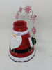 Vintage Tin Santa Shelf Sitter Candle Holder Stands 6 Inches Tall Holiday Christmas Decor JAMsCraftCloset