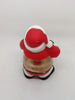 Vintage Santa Shelf Sitter Snow Globe Stands 5 Inches Tall Holiday Decor