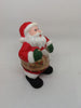 Vintage Santa Shelf Sitter Snow Globe Stands 5 Inches Tall Holiday Decor