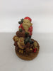 Vintage Santa Shelf Sitters Set of 4 Stands 3 Inches Tall Made Out of Pecans Holiday Christmas Decor JAMsCraftCloset