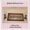 Vintage Welcome Wall Art Set of 3 WELCOME Print Picture and 2 Globed Sconces Home Decor {{ JAMsCraftCloset }}