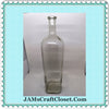 Bottle Vase Pale Green Glass With Markings on Bottom 32  3  9  50  GP - JAMsCraftCloset
