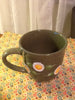 Mugs Cups Floral Coffee Hand Painted HAPPY DOT Floral Design {{ JAMsCraftCloset }}