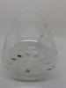 Vase Small Clear Glass With Ripples {{ JAMsCraftCloset }}