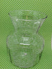 Vase Small Clear Glass With Ripples {{ JAMsCraftCloset }}