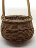 Basket Vintage Unique Handmade Round Woven - JAMsCraftCloset