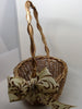 Basket Flower Girl or Home Decor Gold Vintage Wedding Accessory - JAMsCraftCloset