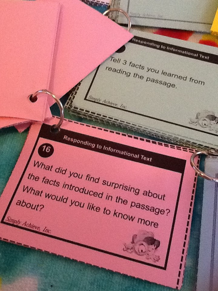 Informational Text Questions 15 Sets Buddy or Group Activity ...