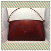 Basket Metal Tin Vintage Holiday Red Merry Christmas Accent {{ JAMsCraftCloset }}