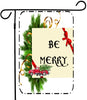 Garden Flag Digital Design Graphic SVG-PNG-JPEG Download BE MERRY Christmas Holiday Crafters Delight - JAMsCraftCloset