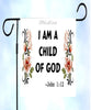 Digital Graphic Design SVG-PNG-JPEG Download I AM A CHILD OF GOD Faith Scripture Crafters Delight - JAMsCraftCloset