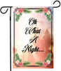 Garden Flag Digital Design Graphic SVG-PNG-JPEG Download OH WHAT A NIGHT Christmas Holiday Crafters Delight - JAMsCraftCloset