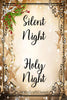 Garden Flag Digital Design Graphic SVG-PNG-JPEG Download SILENT NIGHT HOLY NIGHT Christmas Holiday Crafters Delight - JAMsCraftCloset