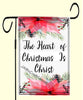 Garden Flag Digital Design Sublimation Graphic SVG-PNG-JPEG Download THE HEART OF CHRISTMAS IS CHRIST Christmas Holiday Crafters Delight - JAMsCraftCloset