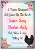 BUNDLE CHICKEN LADY 1 Graphic Design Downloads SVG PNG JPEG Files Sublimation Design Crafters Delight Farm Decor Kitchen Decor  My digital SVG, PNG and JPEG Graphic downloads for the creative crafter are graphic files for those that use the Sublimation or Waterslide techniques - JAMsCraftCloset