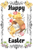 Garden Flag Digital Sublimation Design Graphic SVG-PNG-JPEG Download HAPPY EASTER 1 Crafters Delight {{ JAMsCraftCloset }}