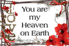 HEAVEN ON EARTH - DIGITAL GRAPHICS  This file contains 4 graphics...  My digital PNG and JPEG Graphic downloads for the creative crafter are graphic files for those that use the Sublimation or Waterslide techniques - JAMsCraftCloset