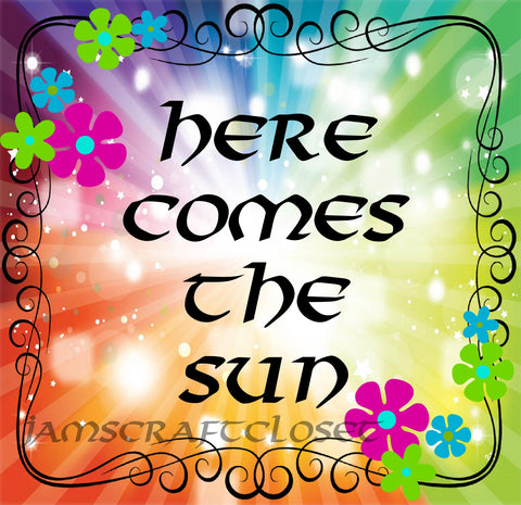 HERE COMES THE SUN - DIGITAL GRAPHICS  My digital SVG, PNG and JPEG Graphic downloads for the creative crafter are graphic files for those that use the Sublimation or Waterslide techniques - JAMsCraftCloset