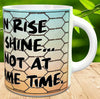 MUG Coffee Full Wrap Sublimation Digital Graphic Design Download I CAN RISE AND SHINE SVG-PNG Crafters Delight - Digital Graphic Design - JAMsCraftCloset