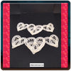 Appliques Battenburg Lace  Heart Vintage Dress Up a Dress or Sweater White - JAMsCraftCloset