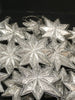 Ornaments Silver Stars Vintage Christmas Tree Decor SET OF 16 JAMsCraftCloset