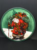 Plate Platter Serving Dish Christmas Santa Cane Snow Round Kitchen Dining Decor Table Decor Centerpiece Gift Idea Country Decor JAMsCraftCloset