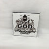 LORD GOD LIGHTS UP MY DARKNESS Wall Art Ceramic Tile Sign Gift Home Decor Positive Quote Affirmation Handmade Sign Country Farmhouse Gift Campers RV Gift Home and Living Wall Hanging FAITH - JAMsCraftCloset