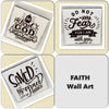 DO NOT FEAR FOR I AM WITH YOU Wall Art Ceramic Tile Sign Gift Home Decor Positive Quote Affirmation Handmade Sign Country Farmhouse Gift Campers RV Gift Home and Living Wall Hanging FAITH - JAMsCraftCloset