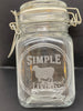 Pint Jar Wire Closure Hand Etched Country Sayings Kitchen Decor Home Decor One of a Kind Unique Drinkware Barware Kitchen Decor Country Cottage Chic  JAMsCraftCloset