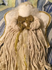 Rope Angel Handmade Wall Art Shelf Sitter in Cream Holiday Decor Guardian Angel JAMsCraftCloset