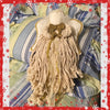 Rope Angel Handmade Wall Art Shelf Sitter in Cream Holiday Decor Guardian Angel JAMsCraftCloset