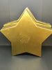 Box Star Shaped Gold With Bling Accents Cardboard Storage Home Decor - JAMsCraftCloset