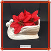 Sleigh White Ceramic Vintage Christmas Holiday Decor Gift Idea-Collectible-Holiday Decor-Fill With Goodies-Gift Idea-Christmas Decor-Country Decor JAMsCraftCloset