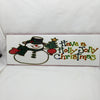 HAVE A HOLLY JOLLY CHRISTMAS SNOWMAN Ceramic Tile Sign Wall Art Gift Idea Home Country Decor Holiday - JAMsCraftCloset