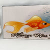 ALWAYS KISS ME GOODNIGHT Fish Ceramic Tile Decal Sign Wall Art Wedding Gift Idea Home Country Decor Affirmation Wedding Decor Positive Saying - JAMsCraftCloset