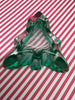 Candy Dish Green Tree Shaped Vintage Trinket Plate Holiday Decor - JAMsCraftCloset