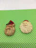 Santa Claus Face Magnets Vintage Christmas Holiday Decoration Kitchen Decor SET OF 2 JAMsCraftCloset