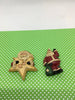 Santa Claus With Star and Bag Magnets Vintage Christmas Holiday Decoration Kitchen Decor SET OF 2 JAMsCraftCloset