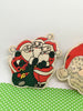 Santa Claus Made of Cloth MagnetsVintage Christmas Holiday Decoration Kitchen Decor SET OF 3 JAMsCraftCloset