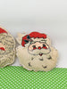 Santa Claus Made of Cloth MagnetsVintage Christmas Holiday Decoration Kitchen Decor SET OF 3 JAMsCraftCloset