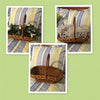 Basket Gathering Large Retangle Vintage Natural Woven - JAMsCraftCloset