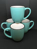 Cups Mugs Coffee Tea Vintage AMERICAN ATELIER Regency Teal Set of 8