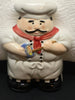 Fat Chef With With Bowl and Spoon Ceramic Napkin Holder Kitchen Bar Decor Made in China