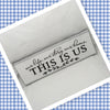 THIS IS US Ceramic Tile Decal Sign Wall Art Wedding Gift Idea Home Country Decor Affirmation Wedding Decor Positive Saying - JAMsCraftCloset