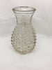 Vase Small Vintage Clear Glass With Diamond Point Floral Flower Vase Hexagon Shape FTD 1980 JAMsCraftCloset