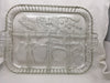 Serving Tray Unique Vintage Rectangle Crystal Indiana Clear Glass Fruits 5 Sections Molded Fruit - JAMsCraftCloset